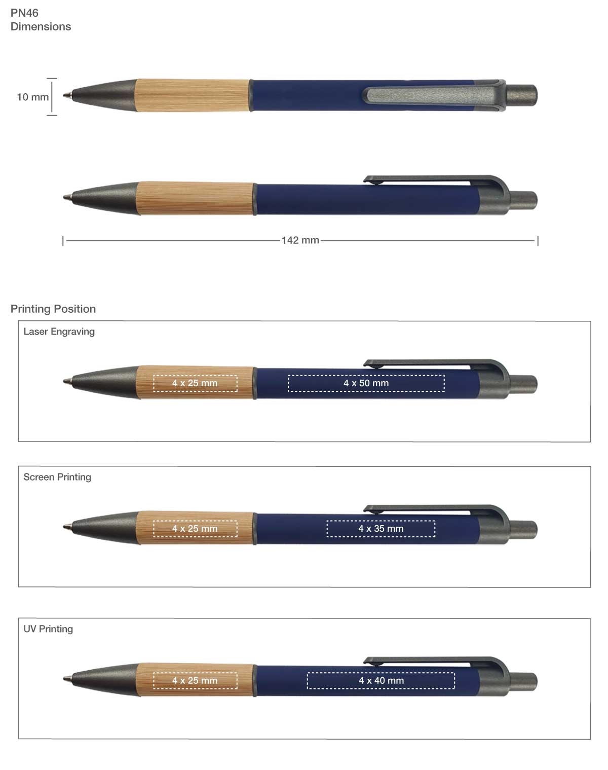 Pen Printing Details